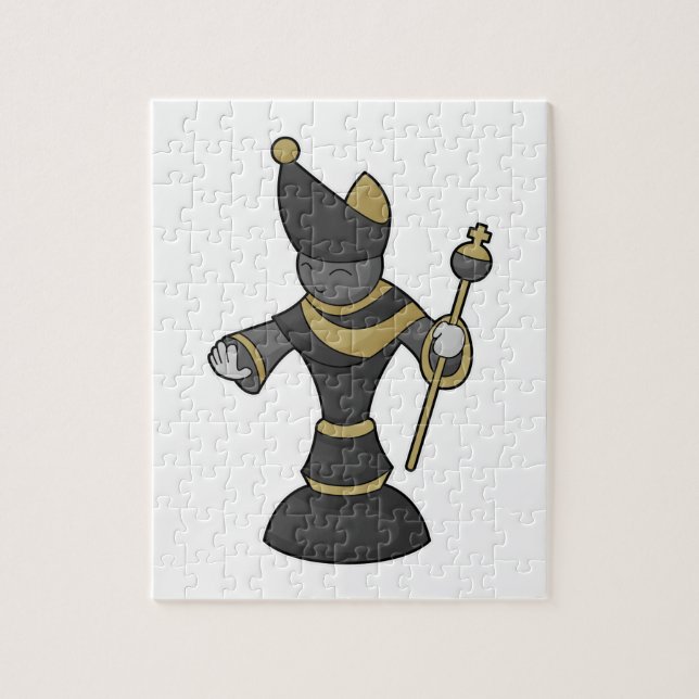 Chess piece Bishop Staff Chess Jigsaw Puzzle (Vertical)