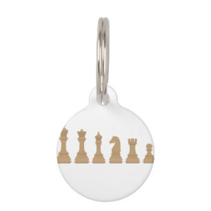Chess Piece Board Game Pet Tag
