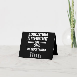 Chess Piece Education Humor Sarcastic Funny Christ Thank You Card