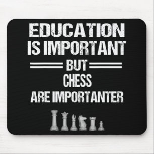 Chess Piece Education Humour Sarcastic Funny Chris Mouse Pad