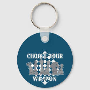 Chess Piece Game Strategy Gift A Chess Player Key Ring