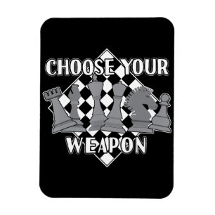 Chess Piece Game Strategy Gift A Chess Player Magnet