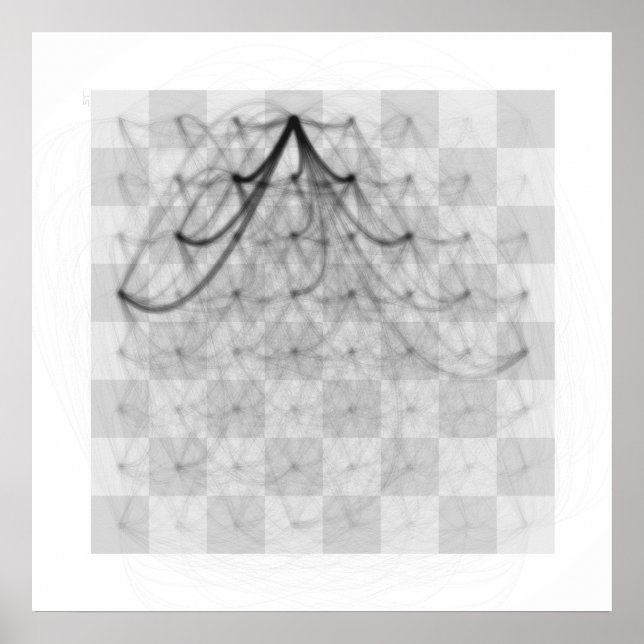 Chess Piece Journeys (Black Queen) Poster (Front)