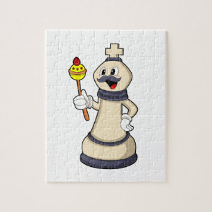 Chess piece King at Chess.PNG Jigsaw Puzzle