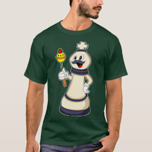 Chess piece King at Chess T-Shirt
