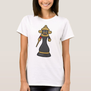 Chess piece King at Chess with Staff T-Shirt