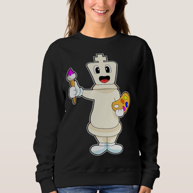 Chess piece King Chess Board game Sweatshirt (Front)