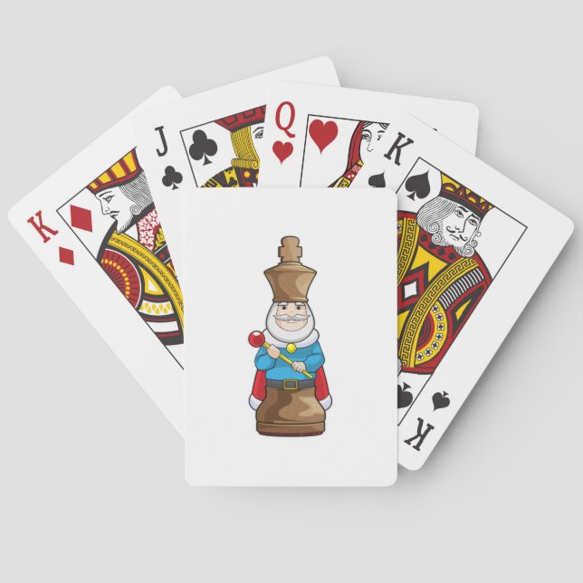 Chess piece King Chess Playing Cards (Back)