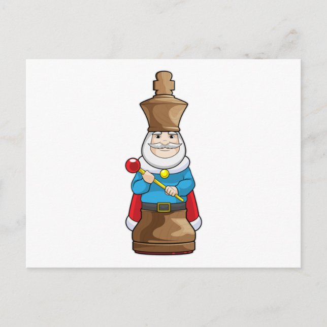 Chess piece King Chess Postcard (Front)