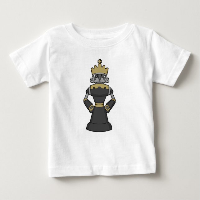 Chess piece King Crown Chess Baby T-Shirt (Front)