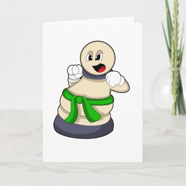 Chess piece Pawn at Chess Card (Front)