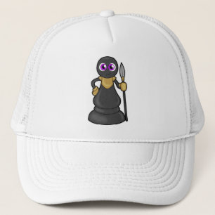 Chess piece Pawn at Chess with Spear Trucker Hat