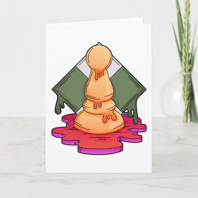 Chess piece Pawn Card (Front)