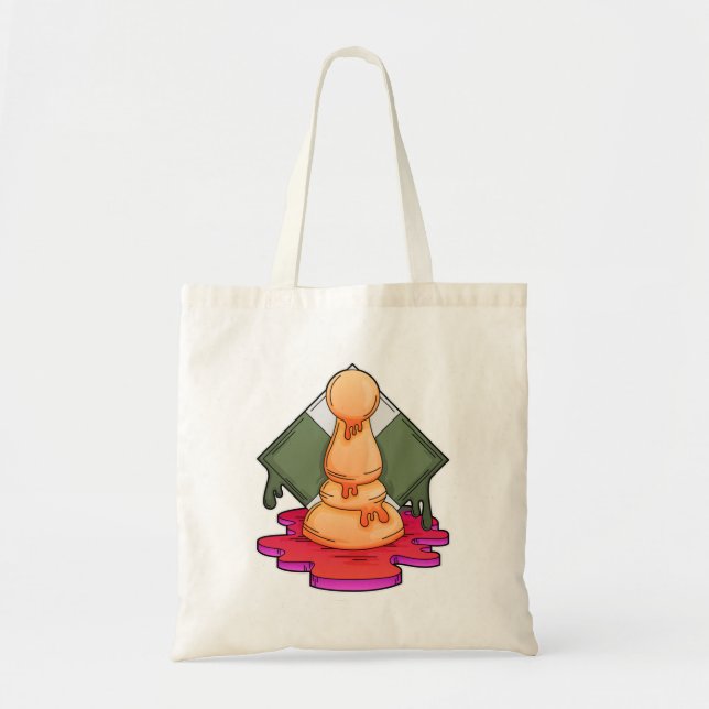 Chess piece Pawn Tote Bag (Front)