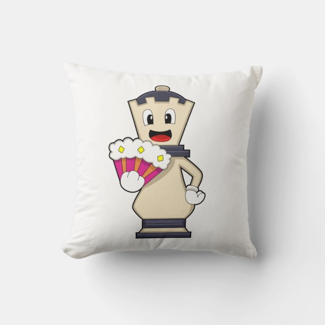 Chess piece Queen at Chess.PNG Cushion (Front)