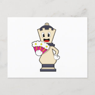 Chess piece Queen at Chess.PNG Postcard
