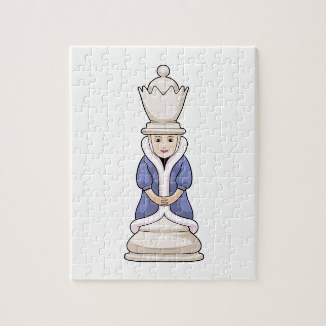 Chess piece Queen Chess Jigsaw Puzzle (Vertical)
