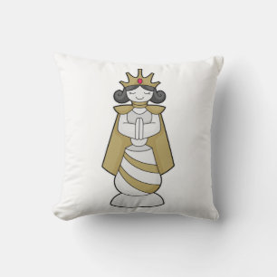 Chess piece Queen Crown Chess Cushion