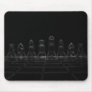 Chess pieces mouse pad