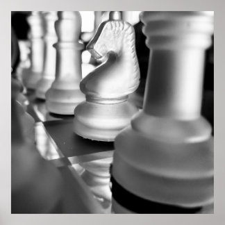 Chess Pieces Poster