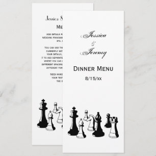 Chess Pieces Vintage Art #2 Invitation