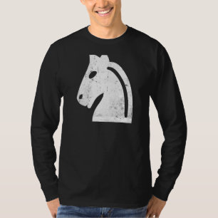 Chess Pieces White Knight Chess Knight White Chess T-Shirt