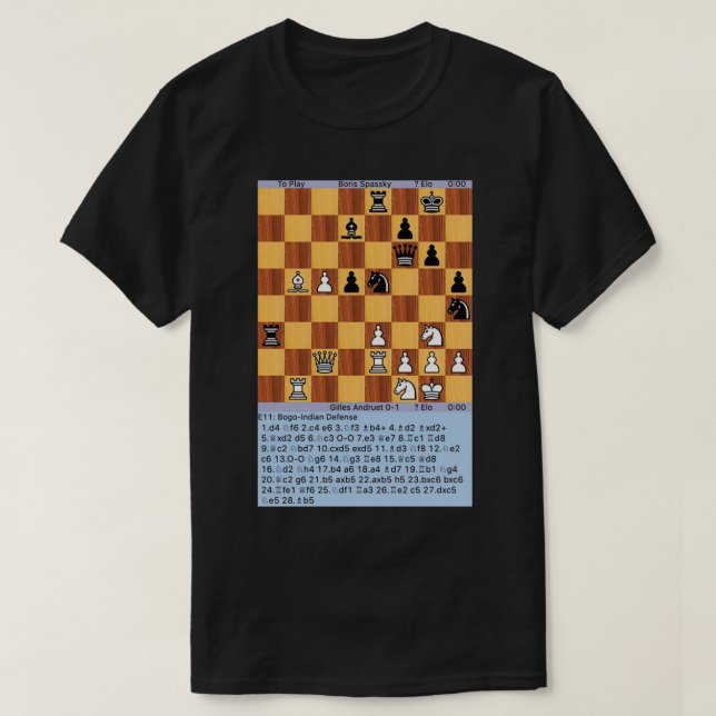 Chess play chess chess piece chess set chess maste T-Shirt (Design Front)