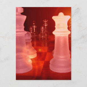 Chess Play Postcard