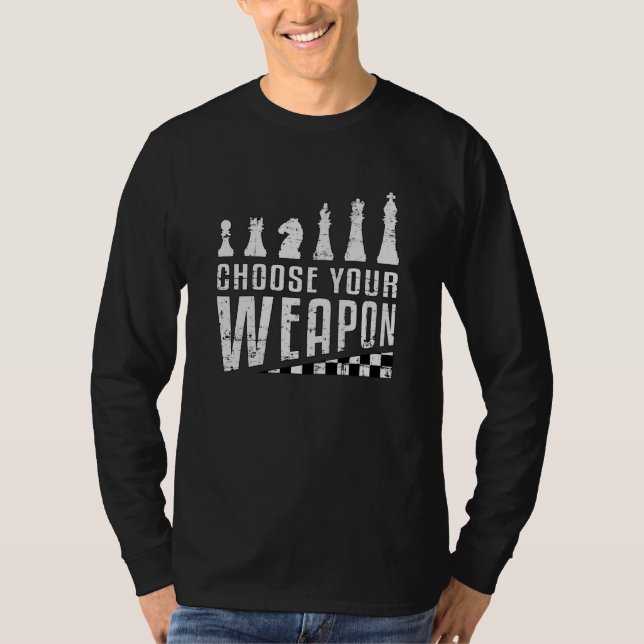 Chess Player Chess Board Checkmate Board Game Gift T-Shirt (Front)