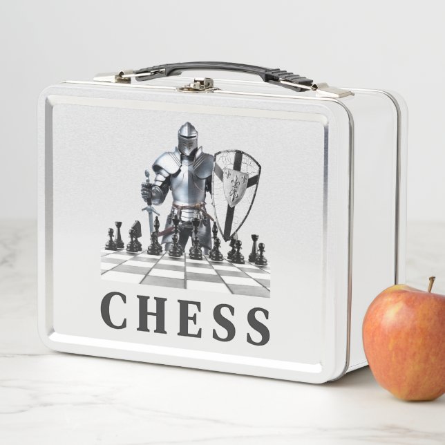 Chess Player, Chess Game, Strategy, Checkmate,  Metal Lunch Box (In Situ)