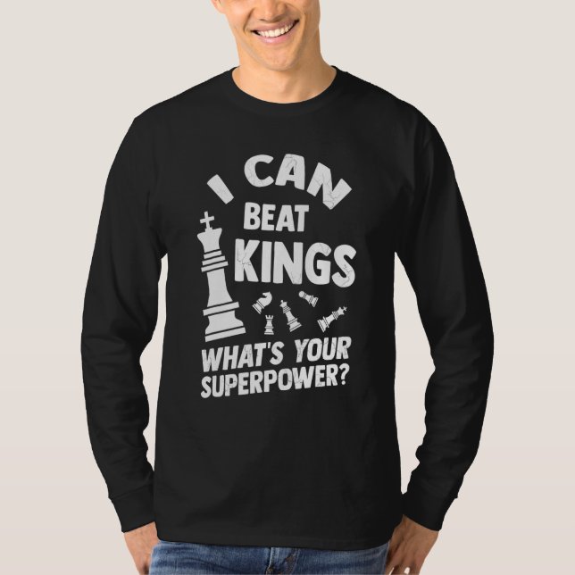 Chess Player  Chess Mat  Set Chess Board T-Shirt (Front)