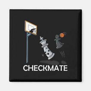Chess Player Chessboxing And Bysketbyll Lover Chec Magnet