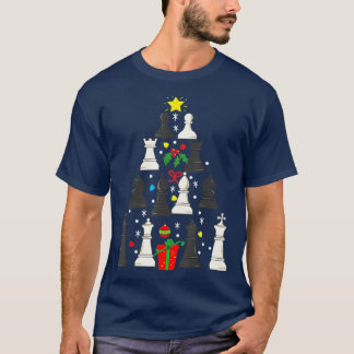 Chess Player Christmas Ornament Tree Gift Men T-Shirt