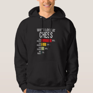 Chess Player Coach Lover Joke For Board Game Geek Hoodie