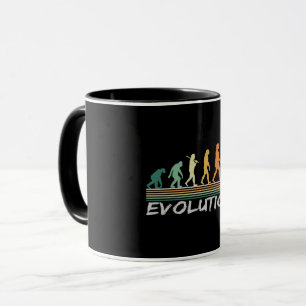 Chess player Evolution Retro Funny Gift for Man Mug
