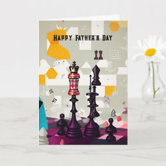 Chess Player Father Brother Friend Customisable Ca Card