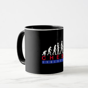 Chess player Game Evolution Funny Gift for Man Mug