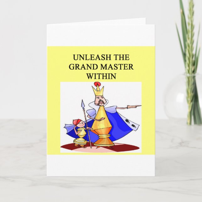 CHESS player grand master Card (Front)