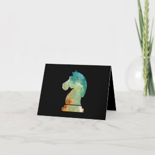 Chess Player Horse Knight Chess Lover Gift Thank You Card