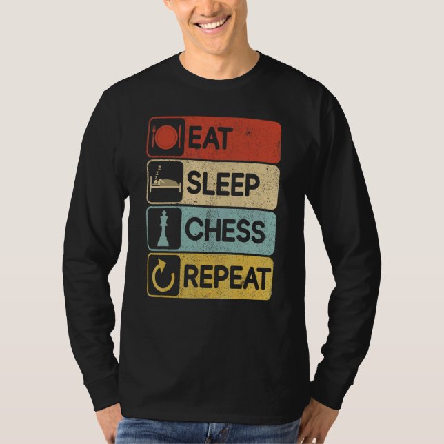 Chess Player  Idea  Chess Playing Strategy Item T-Shirt (Front)
