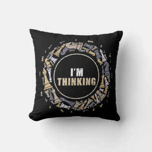 Chess Player Nerd Chess Lover Gift Chess Cushion