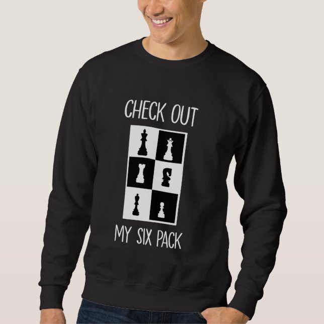 Chess Player Tee Check Out My Six Pack Funny Chess (Front)