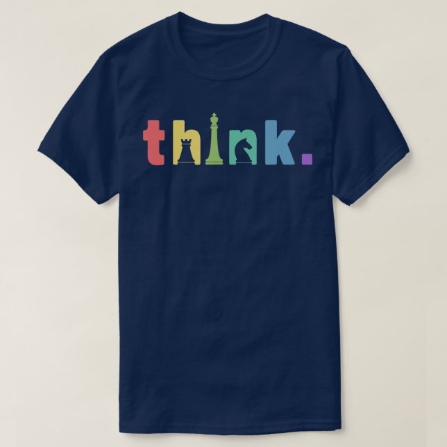 Chess Player Think Checkmate Grandmaster Chess Pie T-Shirt (Design Front)