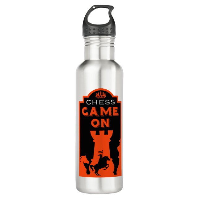 Chess Players 710 Ml Water Bottle (Front)