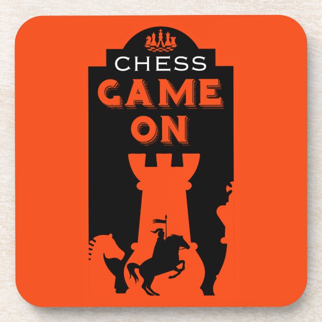 Chess Players Coaster (Front)