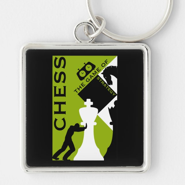 Chess Players Key Ring (Front)