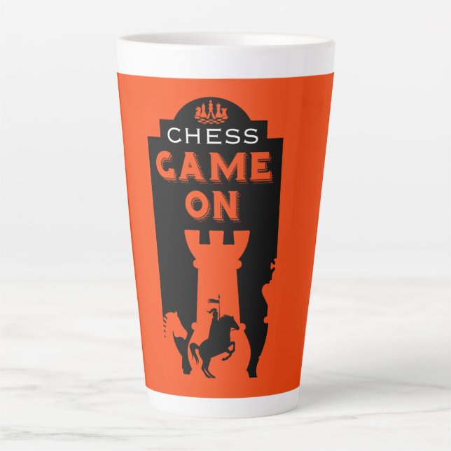 Chess Players Latte Mug (Front)