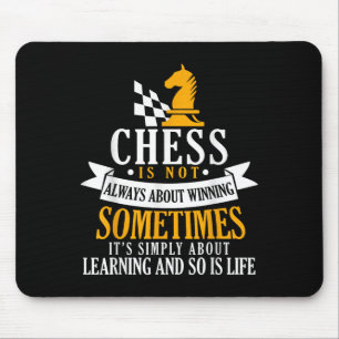 Chess Players Quote Professional Or Hobby Chess Cl Mouse Pad