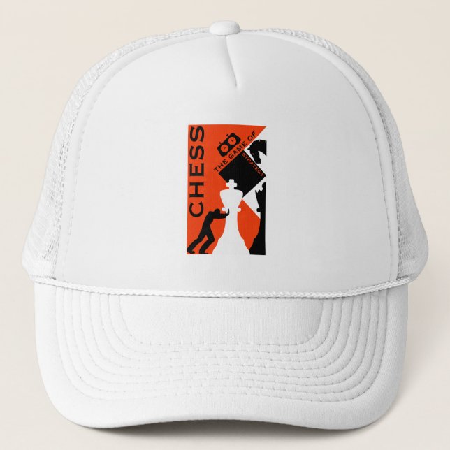 Chess Players Trucker Hat (Front)