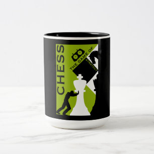 Chess Players Two-Tone Coffee Mug